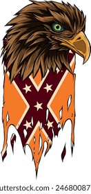 Mascot Head of an Eagle vector illustration design