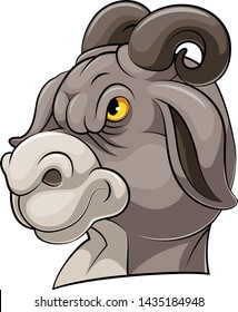 Mascot Head of an goat