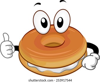 [View 49+] Download Cartoon Picture Of A Bagel Background vector