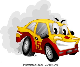 1,003 Drift Car Cartoon Images, Stock Photos & Vectors | Shutterstock