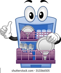 Dishwasher cartoon Images, Stock Photos &amp; Vectors | Shutterstock