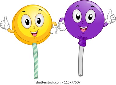 Mascot Illustration Featuring