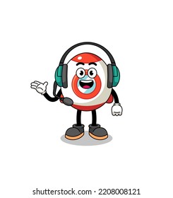 Ilustración de cohetes como servicio al cliente , diseño de caracteres