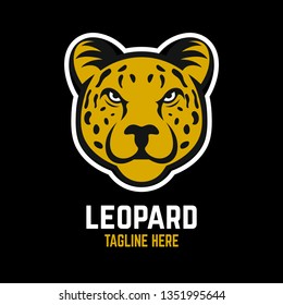 Mascot leopard logo