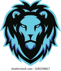 Mascot Lion Logo Design, Lion sport logo vector , Lion head illustration vector drawing, Mascot Brave Lion Logo design any kind of graphic design work, concept Lion's head, Esport game logo icon