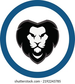 Mascot Lion Logo Design, Lion sport logo vector , Lion head illustration vector drawing, Mascot Brave Lion Logo design any kind of graphic design work, concept Lion's head, Esport game logo icon