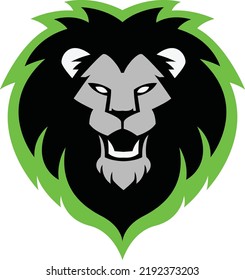 Mascot Lion Logo Design, Lion sport logo vector , Lion head illustration vector drawing, Mascot Brave Lion Logo design any kind of graphic design work, concept Lion's head, Esport game logo icon