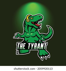 mascot logo about T-rex that are suitable for your team logo.