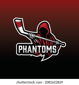 mascot logo e sport phantom hoodie red,angel of death