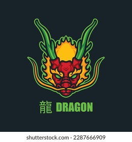 logotipo de mascota para juegos de apoyo o emblemas
