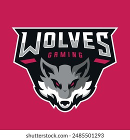 Mascot logo esport or gaming, vector design illustrations