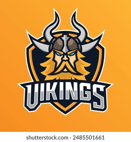 Maskottchen Logo eSport oder Gaming, Vektorgrafik Design Illustrationen