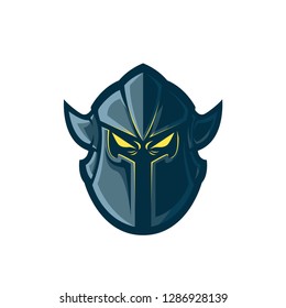 Mascot logo warrior head