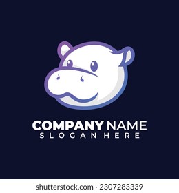 mascot logo,animal logo, lineart logo, cute logo