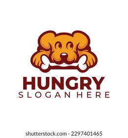 mascot and modern gradient logo