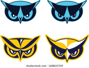 Mascot Owl Faces (Avatar Collection)