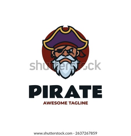 Mascot Pirate Logo Design 1