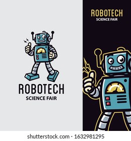 Mascot Of Retro Vintage Robot Logo

Features :
Editable, 100% Pure Vector, Hand Drawn, High Quality, Scalable, Easy To Use, CMYK .EPS File