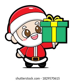 mascot of santa claus vector design