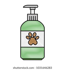 mascot shampoo bottle icon
