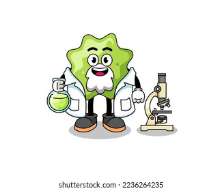 Maskottchen der Splat als Wissenschaftler , Charakterdesign