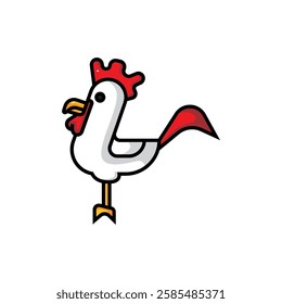 mascot symbol logo character cool rooster