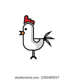 mascot symbol logo character rooster