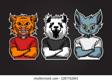 Mascot Vector Animal For E Sport