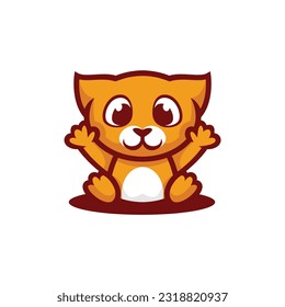 mascot vector design, lineart or outline logo design