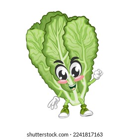 ilustración vectorial de mascota del ejercicio del personaje verde mostaza lindo