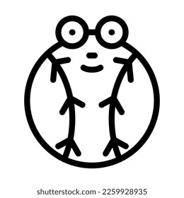 Mascot Vector Line Icon Design