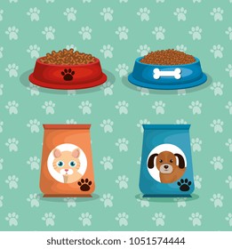 mascots bags food set
