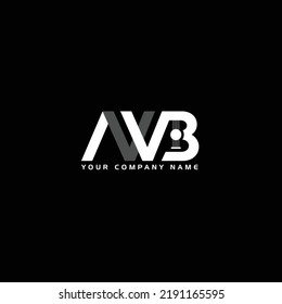 Masculine AWB Bold Music Logo with Black and White Color  