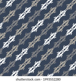 Masculine broken stripe seamless pattern. Classic retro line for digital scrapbook paper and repeatable men gift wrap design in vector.

