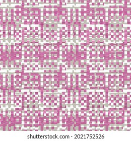 Masculine check seamless pattern. Classic retro geo plaid grid for digital scrapbook paper and repeatable men gift wrap design in vector.