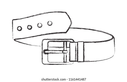 masculine elegant belt icon