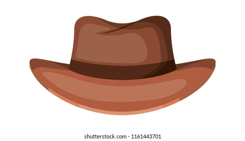 masculine elegant hat icon
