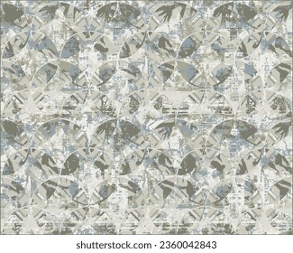 Masculine geometric glitch seamless pattern. Distorted retro geo shape for men fashion. Modern retro light style design swatch. High resolution repeatable tile.