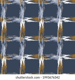 Masculine geometric seamless pattern. Classic retro geo shape for digital scrapbook paper and repeatable men gift wrap design in vector.