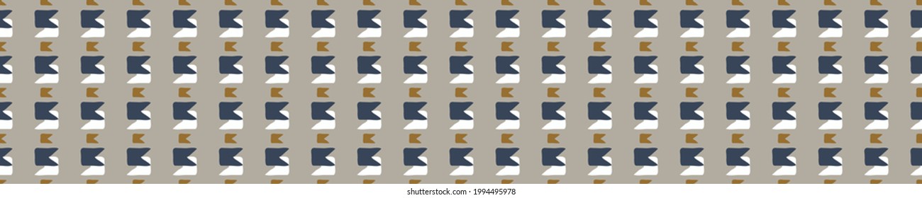Maskulingeometrisches nahtloses Muster. Klassische Retro-Geo-Form für digitales Scrapbook-Papier und reproduzierbare Männer-Geschenkverpackung in Vektorgrafik.