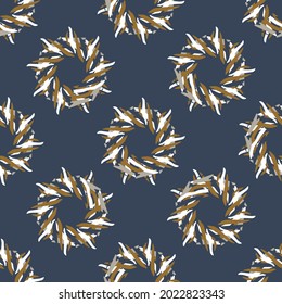 Masculine geometric seamless pattern. Classic retro geo shape for digital scrapbook paper and repeatable men gift wrap design in vector.
