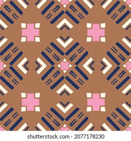 Masculine geometric seamless pattern. Simple shape for digital scrapbook paper and repeatable men gift wrap design in vector.
