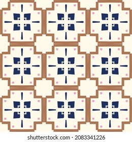 Masculine geometric seamless pattern. Simple shape for digital scrapbook paper and repeatable men gift wrap design in vector.