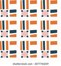 Masculine geometric seamless pattern. Speckled simple shape for digital scrapbook paper and repeatable men gift wrap design in vector.