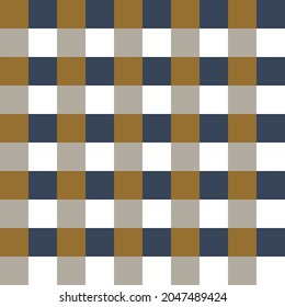 Masculine gingham flannel seamless vector pattern. Classic check cloth background for digital scrapbook paper and repeat mens gift wrap design.