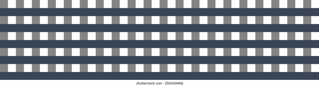Borde vectorial sin fisuras del canal de gingham masculino. Recorte clásico de tela para papel digital de álbumes de chatarra y diseño de envoltura de regalo de mens repetidos.
