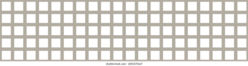 Masculine gingham flannel seamless vector border. Classic check cloth trim for digital scrapbook paper and repeat mens gift wrap design.