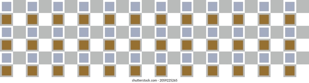 Borde vectorial sin fisuras del canal de gingham masculino. Recorte clásico de tela para papel digital de álbumes de chatarra y diseño de envoltura de regalo de mens repetidos.