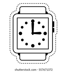 masculine hand watch icon vector illustration design