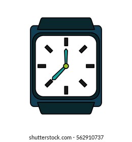 masculine hand watch icon vector illustration design